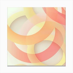 Abstract Circles.Generated AI. Wall Art Print Canvas Print