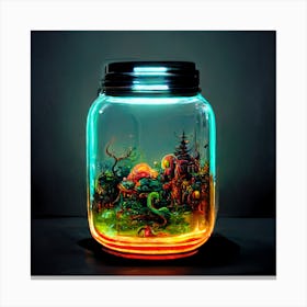 Jars 4 Canvas Print