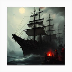 Pirates at war Canvas Print