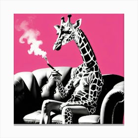 giraffe human Canvas Print