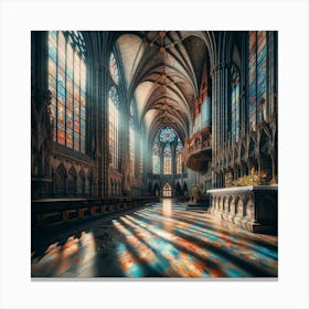 Cathedral Interior Canvas Print