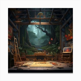 Room In The Forest Canvas Print