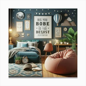 Bedroom Decor Canvas Print