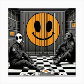 Smiley Face Conspiracy  Canvas Print