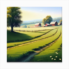 Farm Landscape 28 Canvas Print