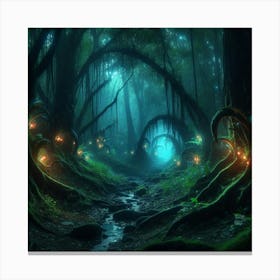 Dark Forest 61 Canvas Print