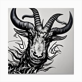 The goat knows what you’ve done Canvas Print