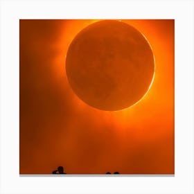 Eclipse Of The Sun 3 Canvas Print