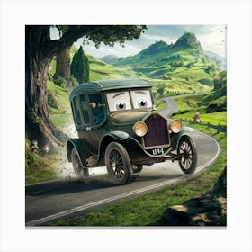 Disney Pixar Cars Canvas Print