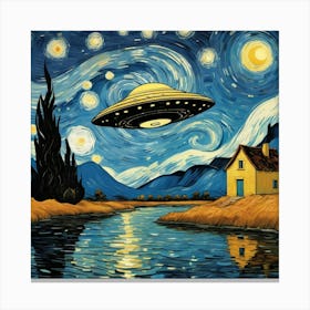 Alien Spaceship 3 Canvas Print