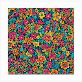 Colorful Flowers Canvas Print