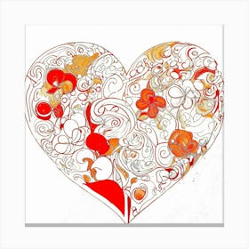 Heart Of Gold Canvas Print