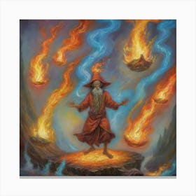 Wizard Of Fire Canvas Print