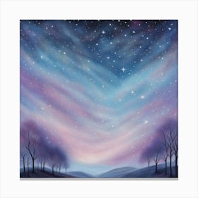 Starry Night Sky 1 Canvas Print