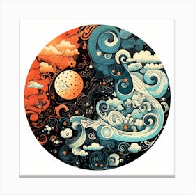 Yin Yang 28 Canvas Print