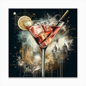 Martini 3 Canvas Print