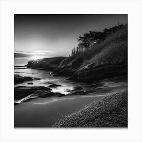 Sunset At The Beach 665 Canvas Print