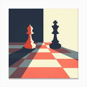 Chess Pieces 1 Canvas Print