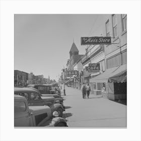 Bozeman, Montana, Main Street By Russell Lee 1 Canvas Print