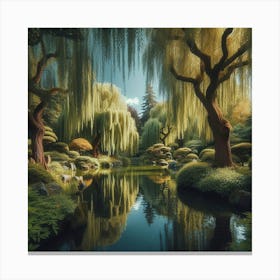 Weeping Willow Canvas Print