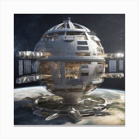 Space Station 57 Canvas Print