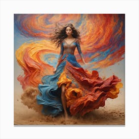 Nomad Dancer Canvas Print