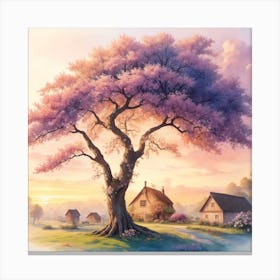 Cherry Blossom Tree Canvas Print