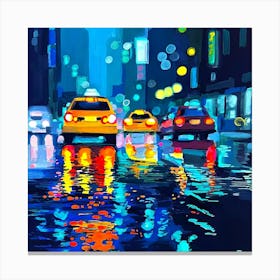 New York City At Night 1 Canvas Print