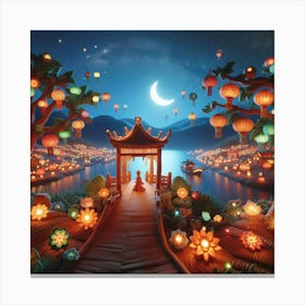 Chinese Lanterns Canvas Print