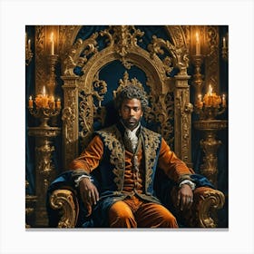 Portrait of Edmon Belamy  Canvas Print