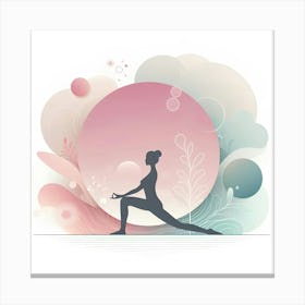 Yoga Pose Canvas Print