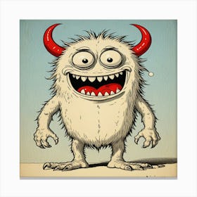 Monster Canvas Print