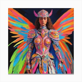 Angel Of The Rainbow Canvas Print