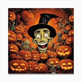 Jack O Lantern Canvas Print