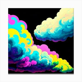 Psychedelic Clouds 3 Canvas Print