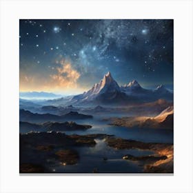 Starry Sky Canvas Print