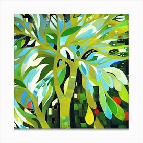 Flowing Fantasy Tree Canvas Print