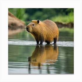 Capybara 1 Canvas Print