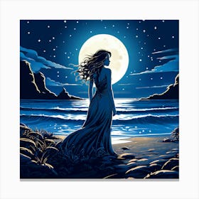 Full Moon Canvas Print