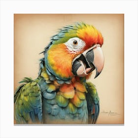 Parrot Canvas Print 2 Canvas Print