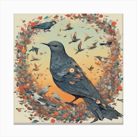 A Thousand Birds Art Print Canvas Print