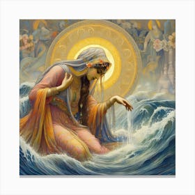 Mermaid Of The Sea Canvas Print