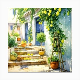 Lemons Canvas Print