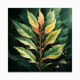 Leaves Of The Forest Canvas Print