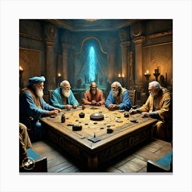 Pharaoh'S Table Canvas Print