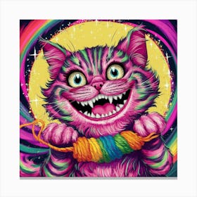 Psy cat 1 Canvas Print