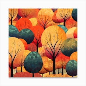 Autumn Trees 4 Canvas Print