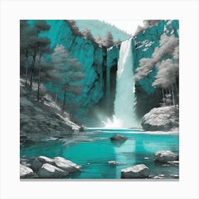 Waterfall 18 Canvas Print