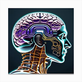 Human Brain 6 Canvas Print