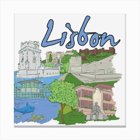 Lisbon Canvas Print